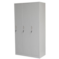 VESTIAR METALIC CU 3 USI 900x500x1800 mm (LxlxH), PLUS