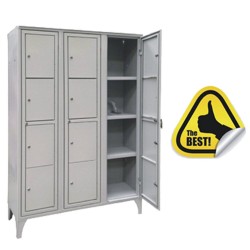 VESTIAR METALIC INCHIDERE DEDICATA 12 CASETE 170/04/AC/3, 1200x500x1800 mm, Italia