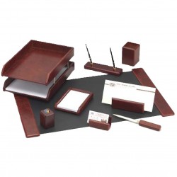 SET BIROU 9 PIESE LUX (culoare lemn cires) EVO-EV3N04