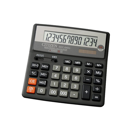 CALCULATOR 14 DIGITS, CITIZEN SDC-640 